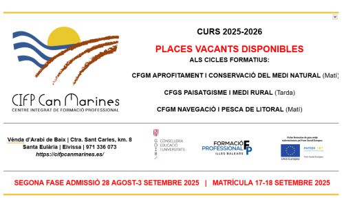 plazas can marines setembre